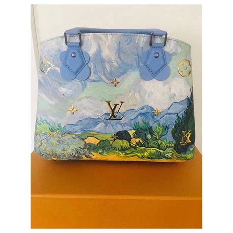 van gogh backpack louis vuitton|jeff koons Van Gogh painting.